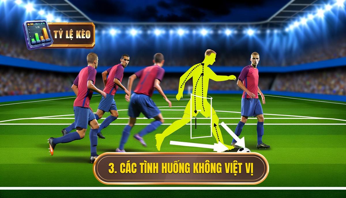 Việt vị là gì? Giải thích chi tiết và dễ hiểu trong bóng đá 3 Những tình huống không việt vị