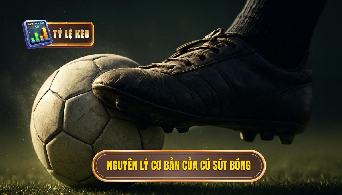 Nguyên lý cơ bản của cú sút mu chính diện